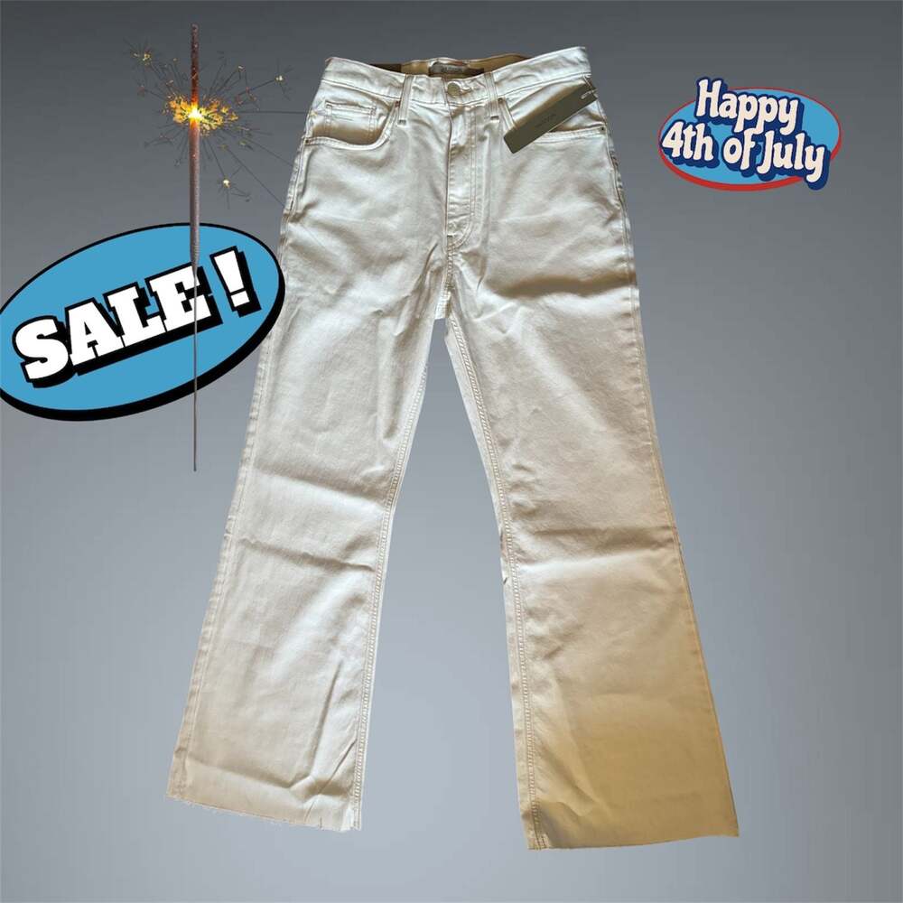 Hudson Jodie Flare Jeans in White-NWT-size 27